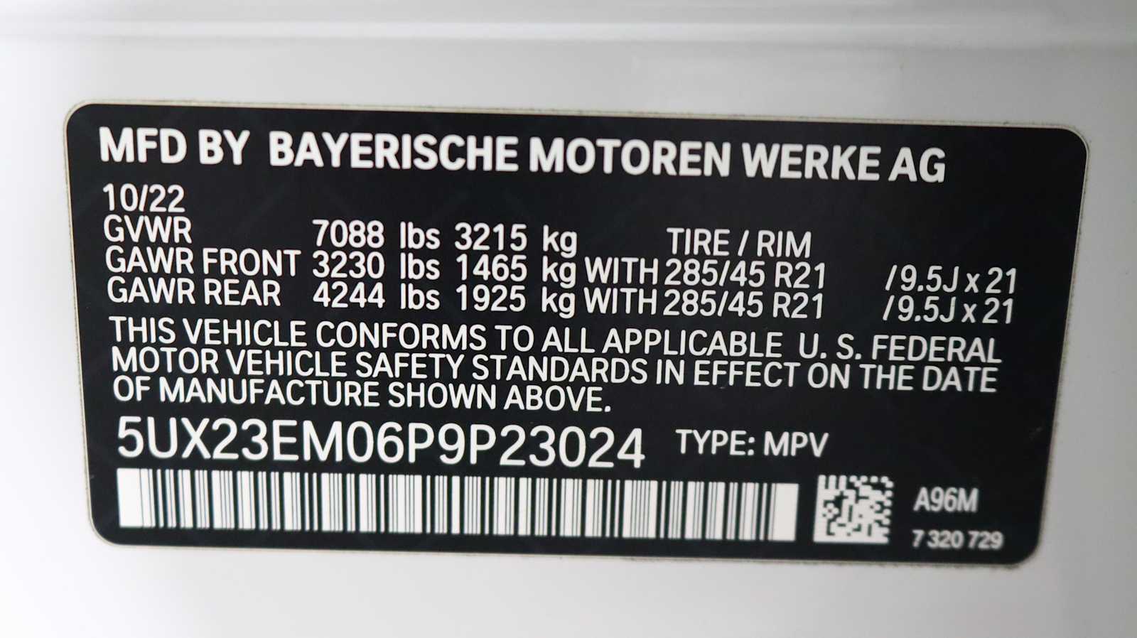 used 2023 BMW X7 car, priced at $63,898