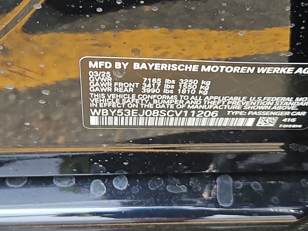 new 2025 BMW i7 car, priced at $141,075