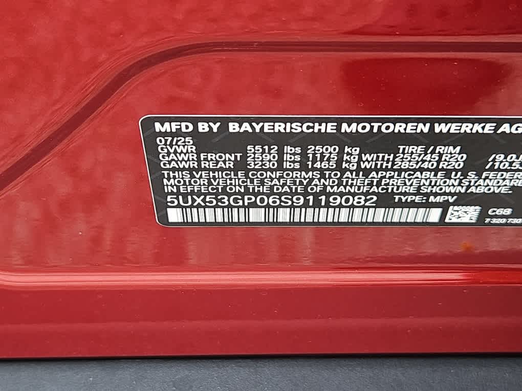 new 2025 BMW X3 car, priced at $58,150