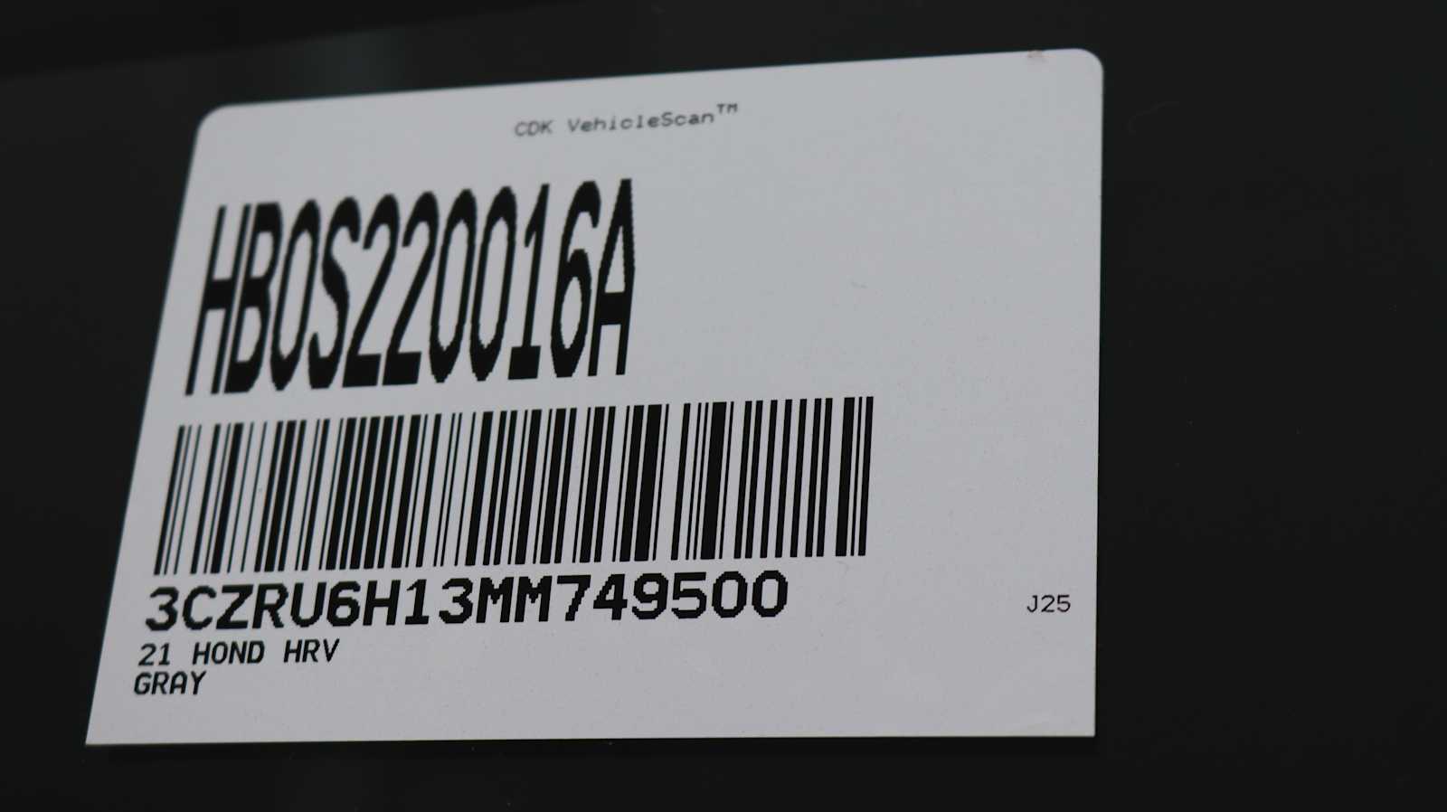 used 2021 Honda HR-V car, priced at $18,810