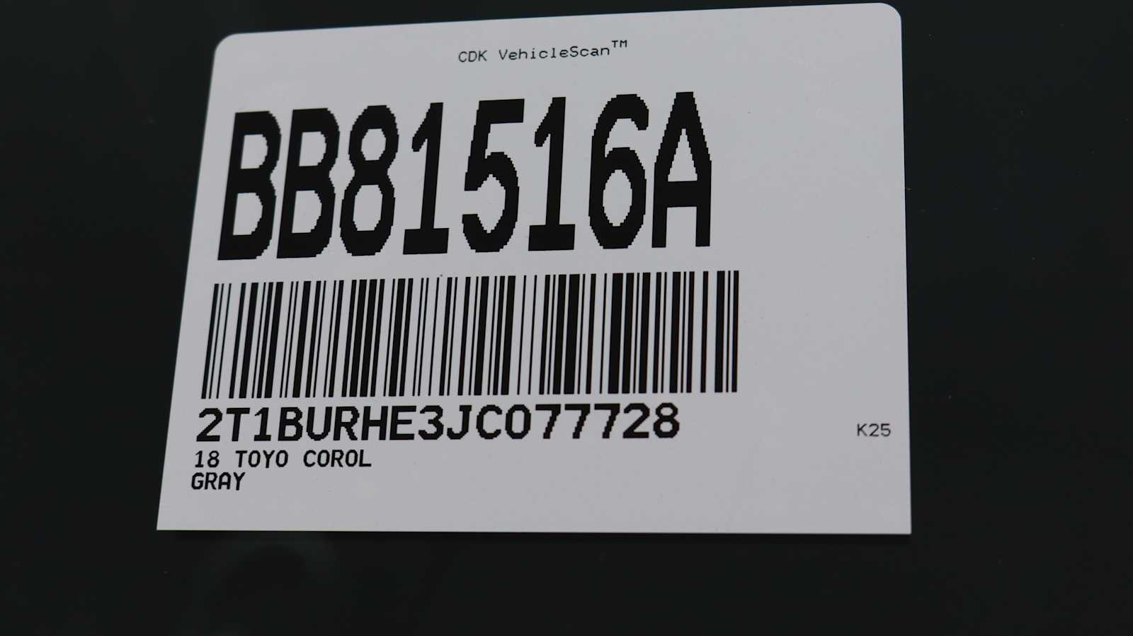 used 2018 Toyota Corolla car, priced at $15,766