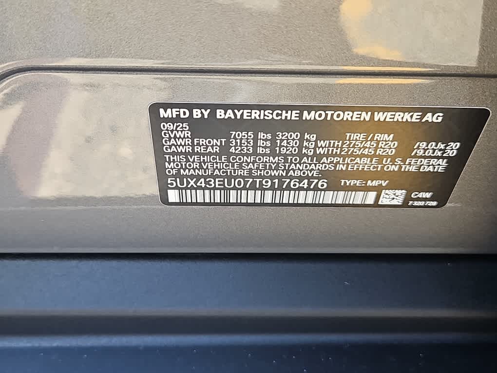 new 2026 BMW X5 car, priced at $84,925