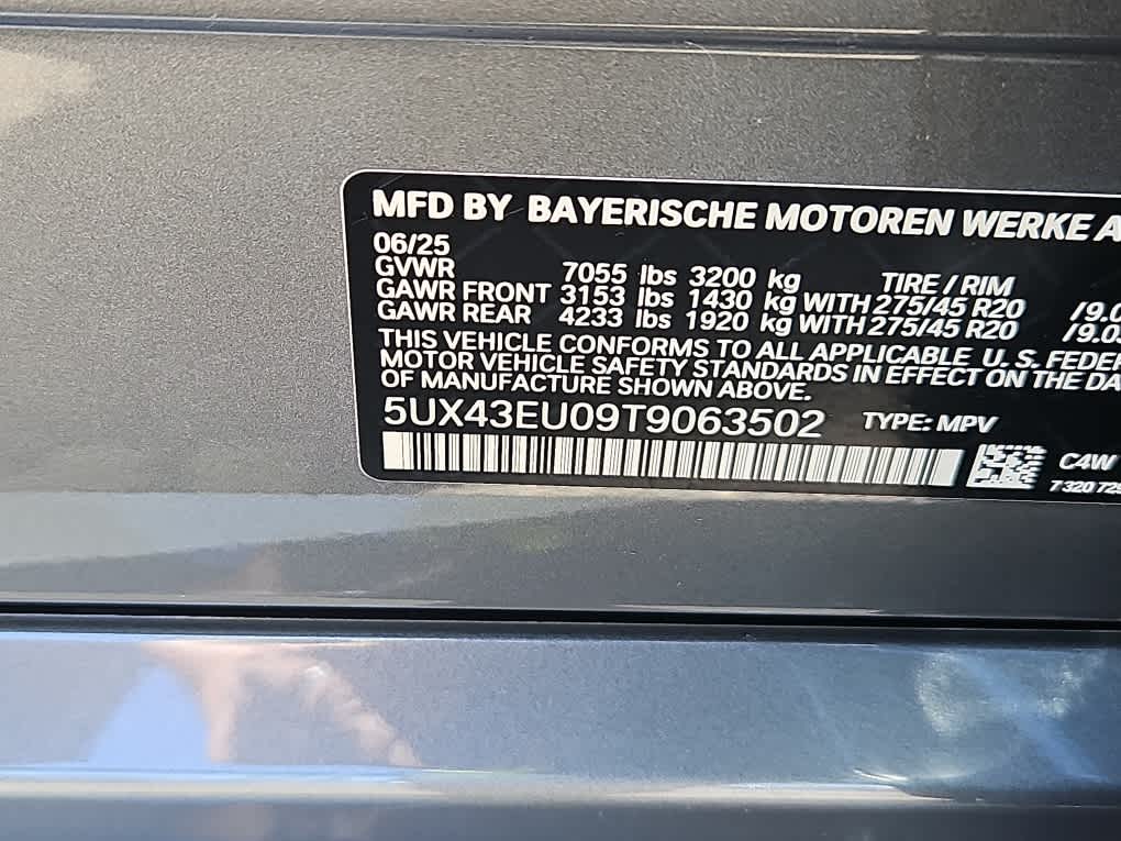 new 2026 BMW X5 car, priced at $84,225