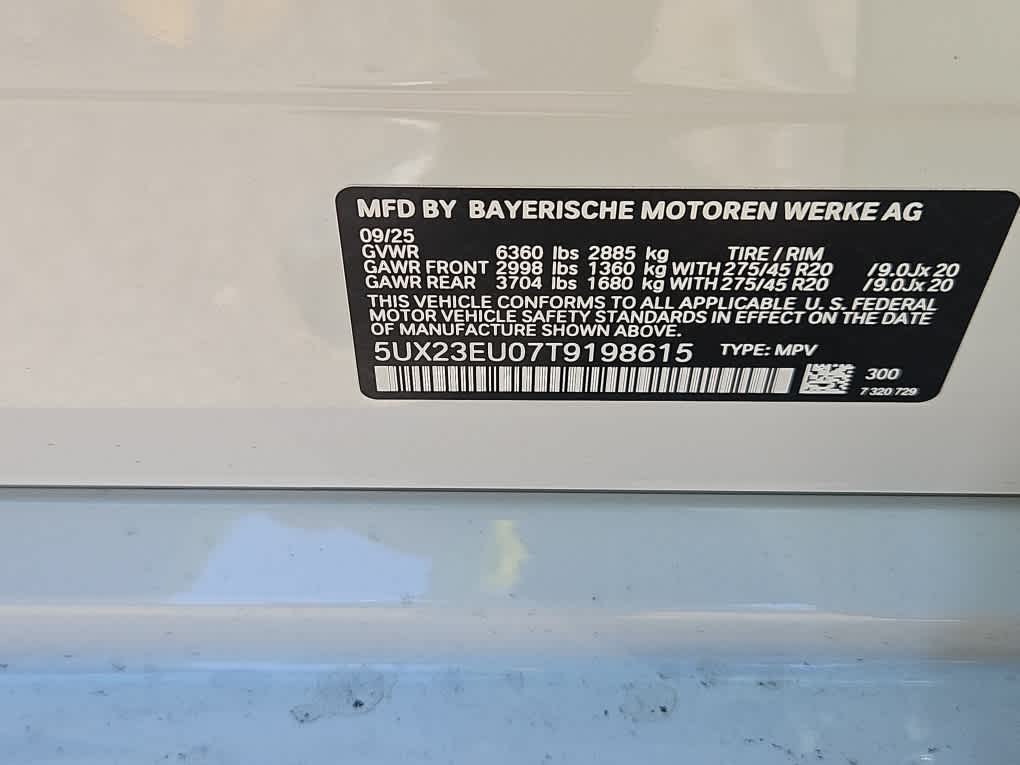 new 2026 BMW X5 car, priced at $82,825