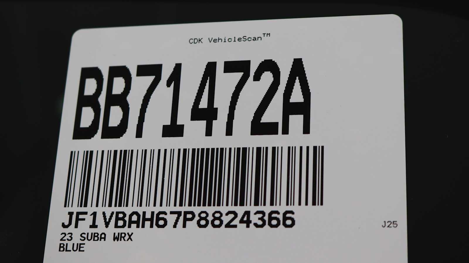 used 2023 Subaru WRX car, priced at $28,798