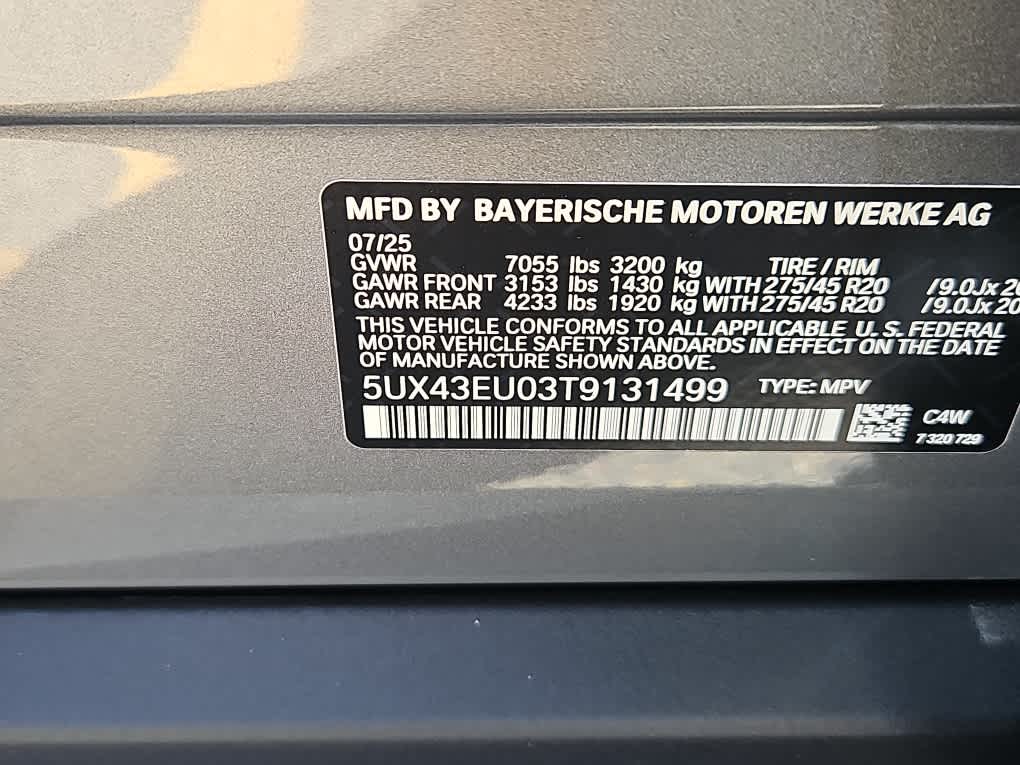 new 2026 BMW X5 car, priced at $79,650