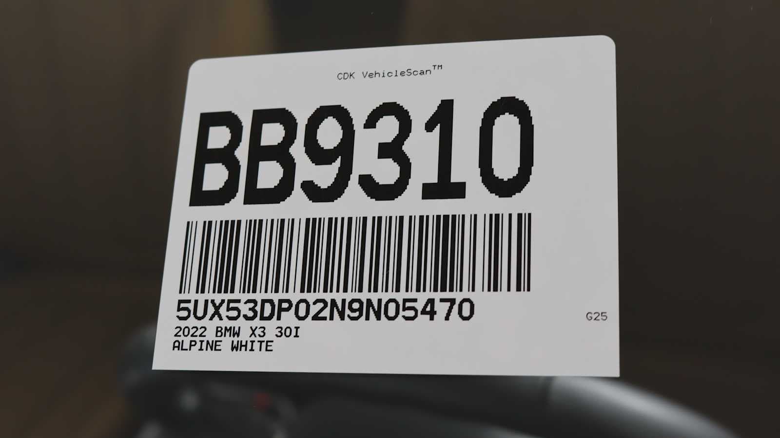 used 2022 BMW X3 car, priced at $36,898