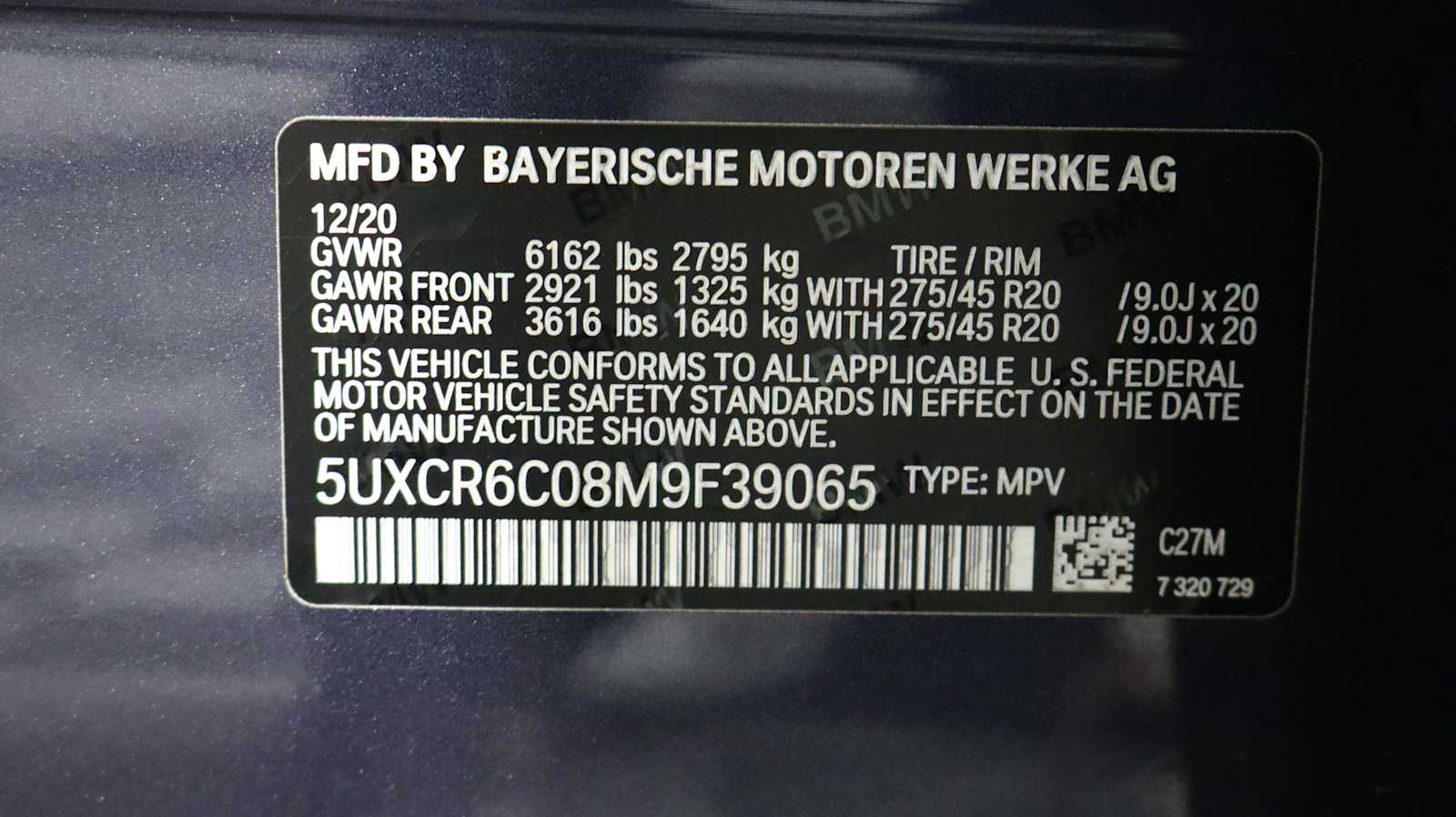 used 2021 BMW X5 car, priced at $37,798