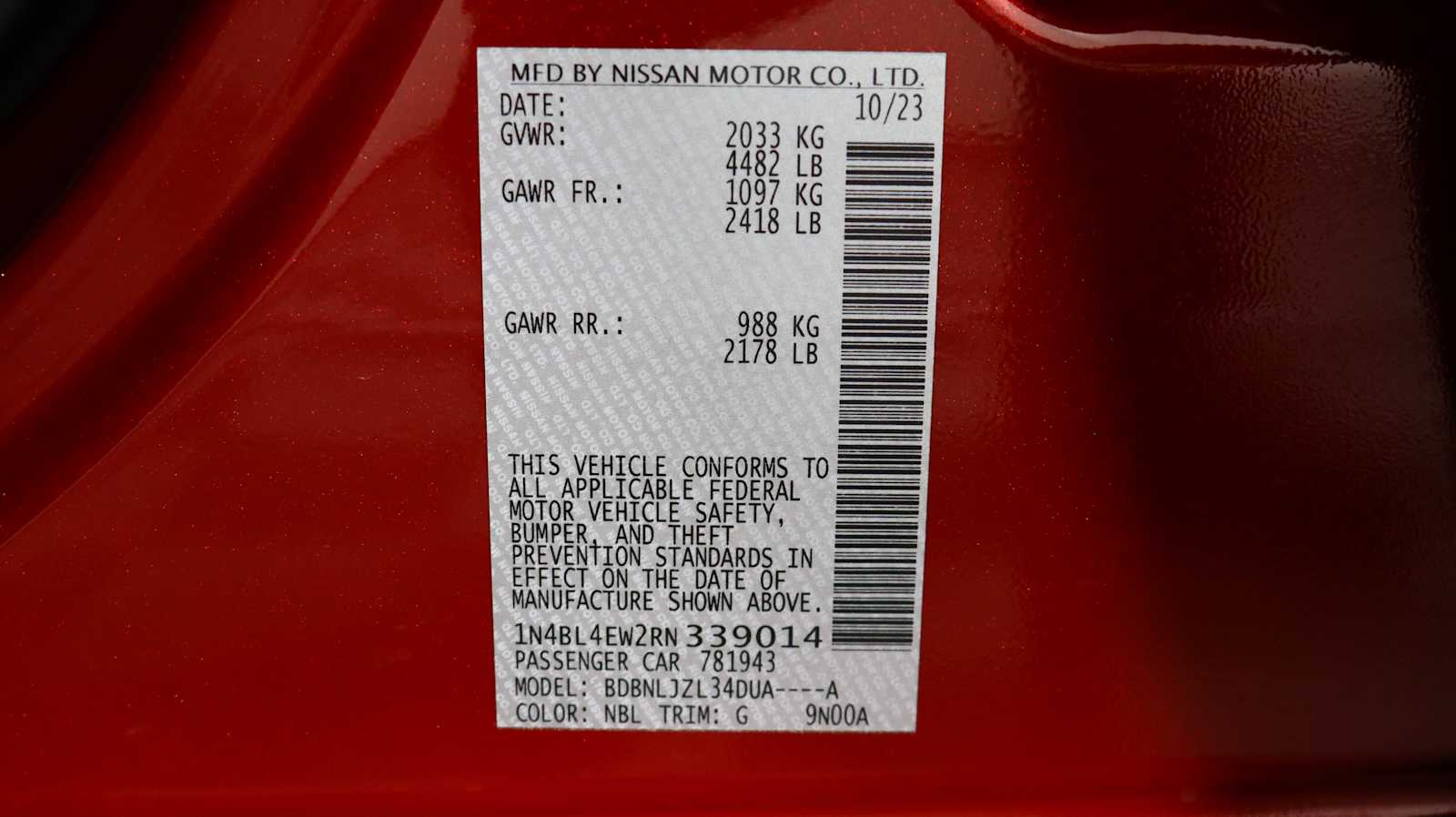 used 2024 Nissan Altima car, priced at $26,698