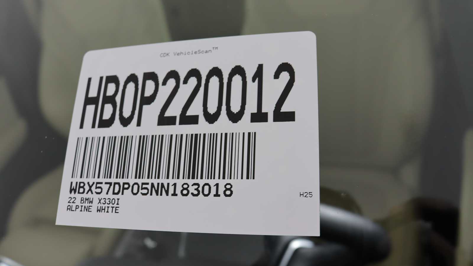 used 2022 BMW X3 car, priced at $36,397