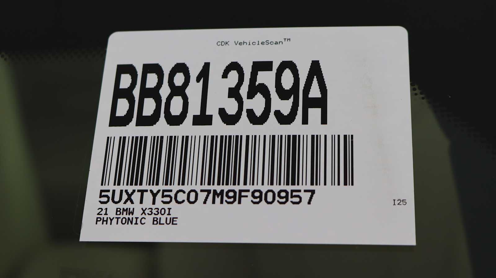 used 2021 BMW X3 car, priced at $31,698