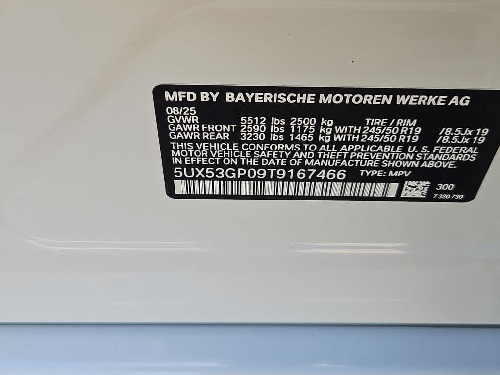 new 2026 BMW X3 car, priced at $60,575