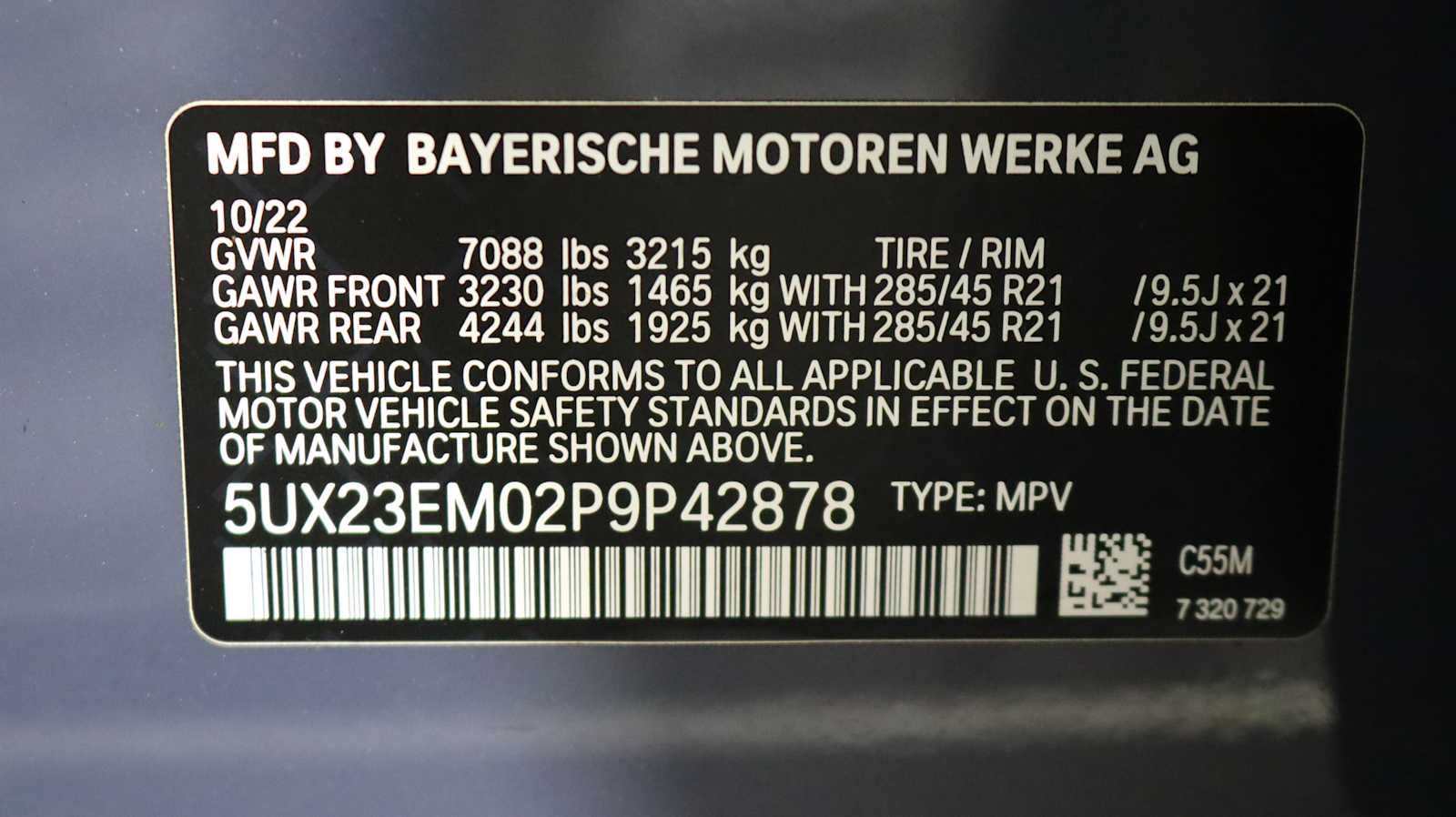 used 2023 BMW X7 car, priced at $65,698