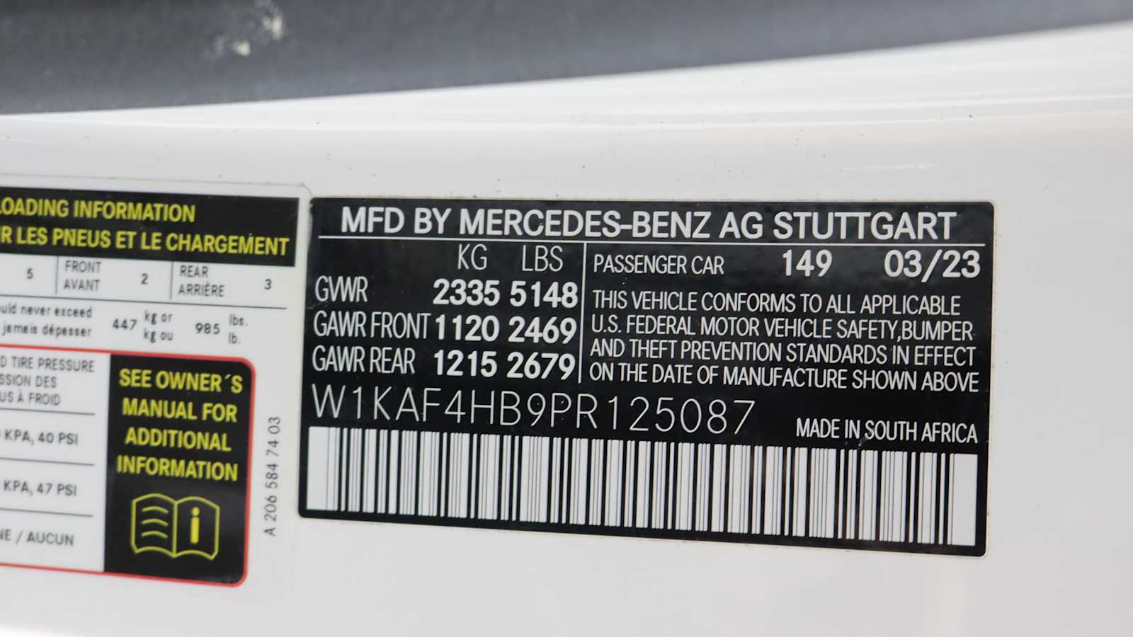 used 2023 Mercedes-Benz C-Class car, priced at $34,898