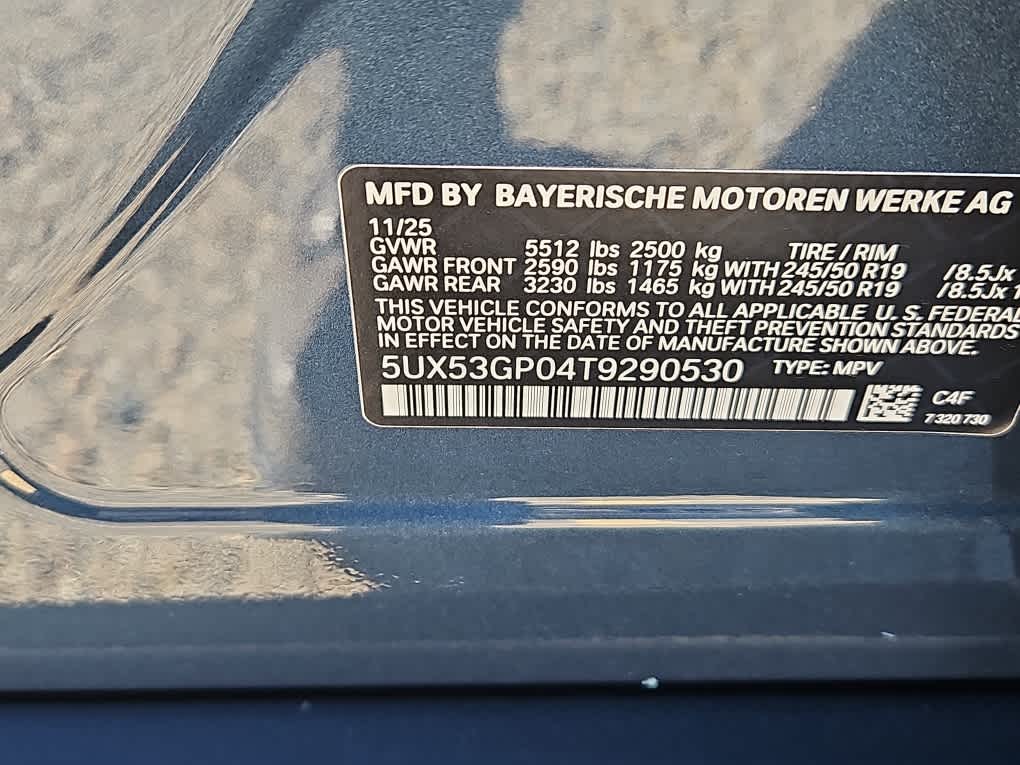 new 2026 BMW X3 car, priced at $57,125