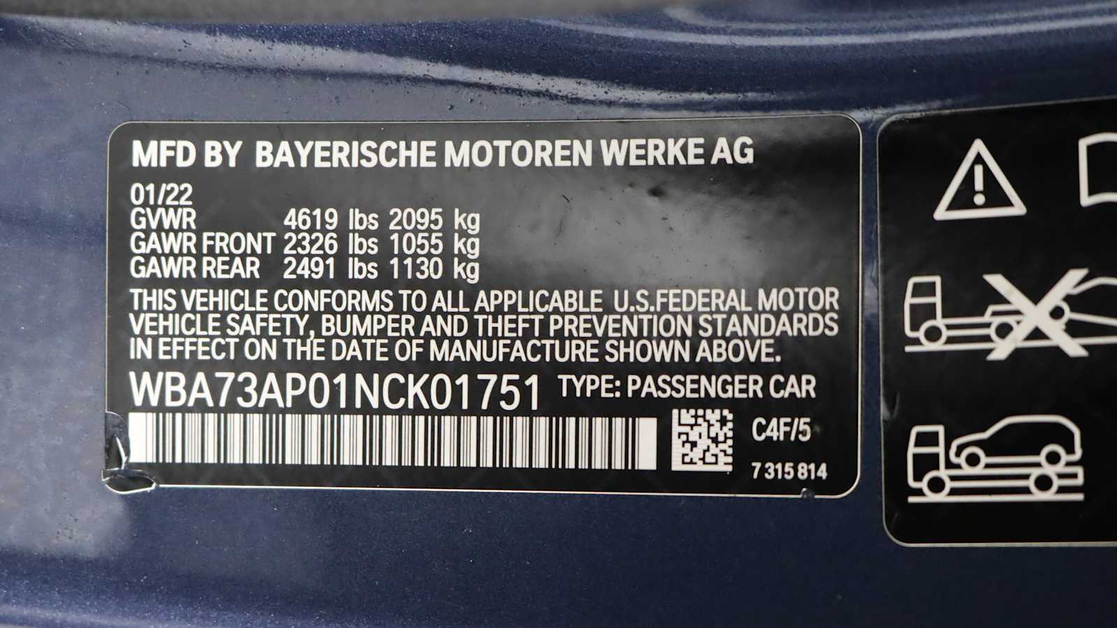 used 2022 BMW 430i car, priced at $29,798