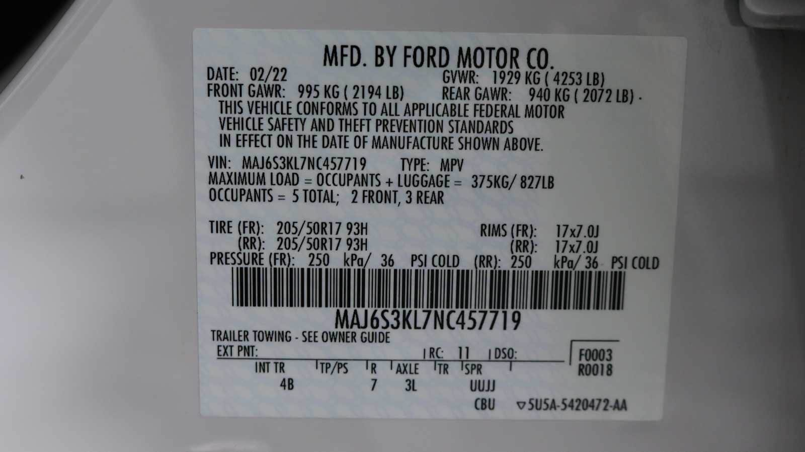 used 2022 Ford EcoSport car, priced at $19,737