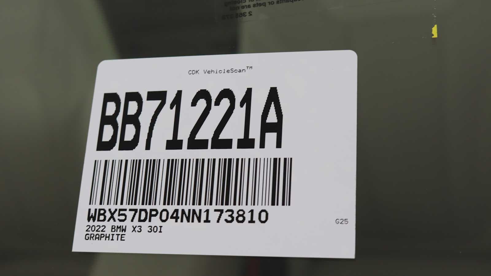 used 2022 BMW X3 car, priced at $35,898