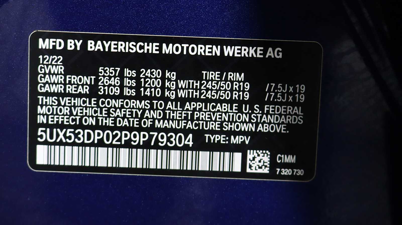 used 2023 BMW X3 car, priced at $41,598