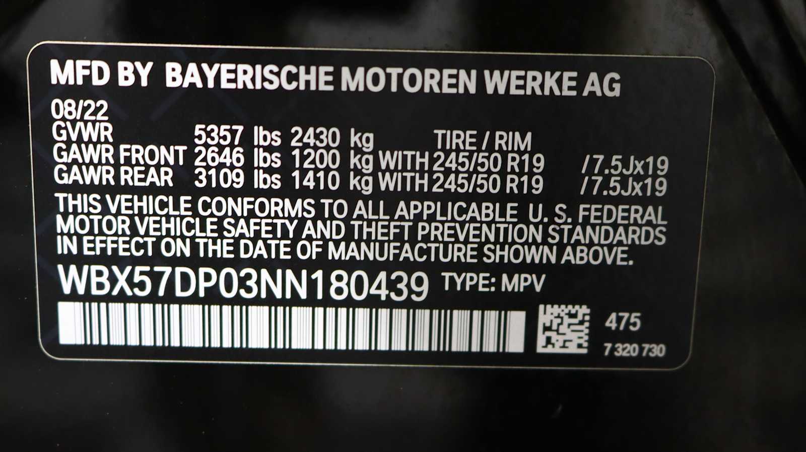 used 2022 BMW X3 car, priced at $35,598