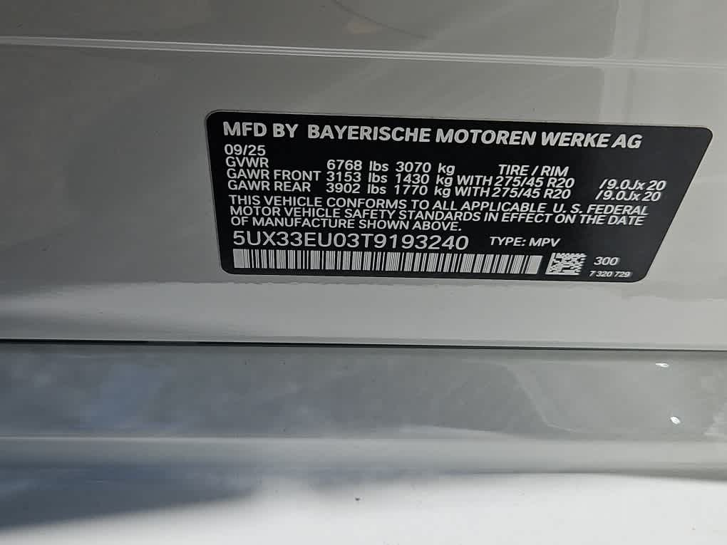 new 2026 BMW X5 car, priced at $104,170
