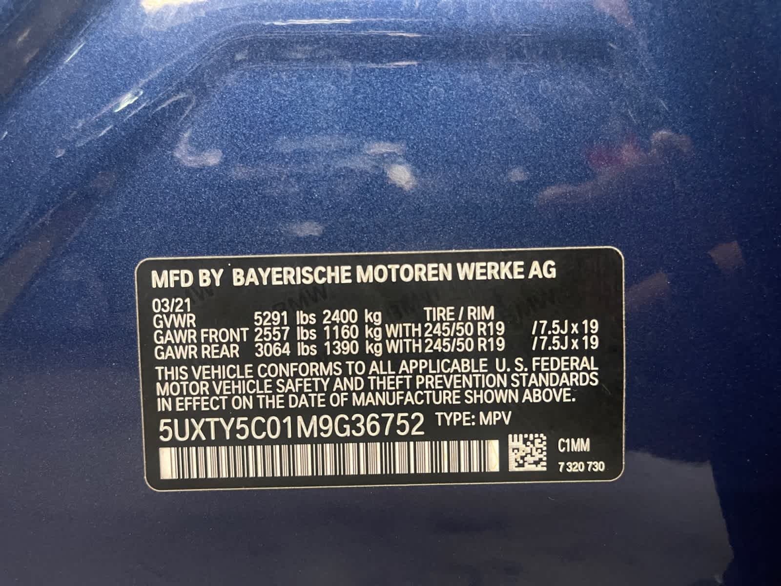 used 2021 BMW X3 car, priced at $30,097