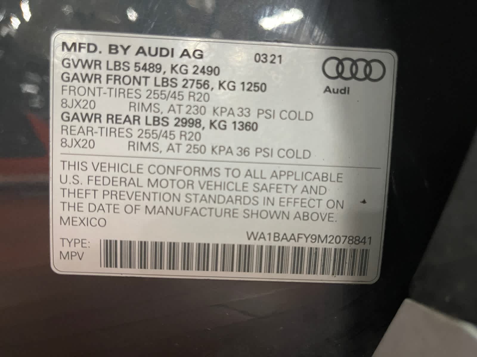 used 2021 Audi Q5 car, priced at $27,497