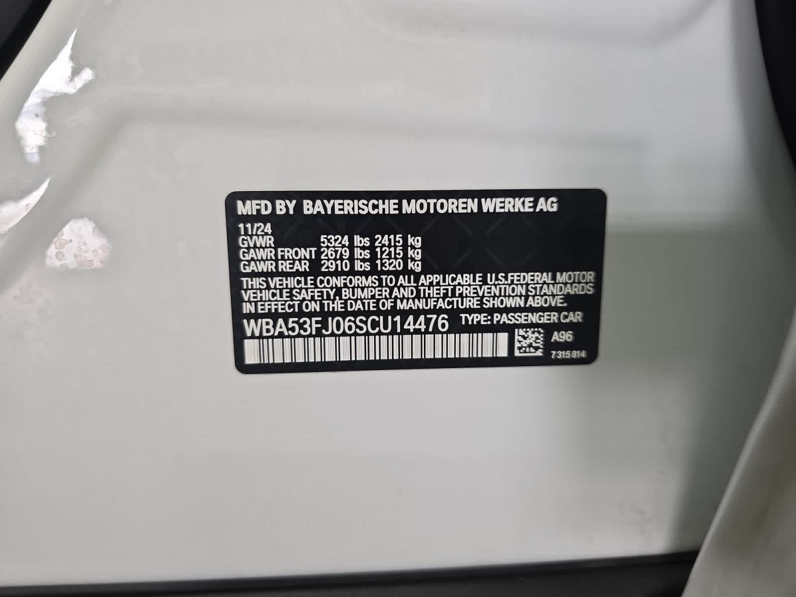 used 2025 BMW 530i car, priced at $60,998