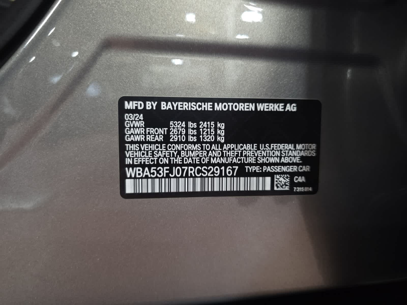 used 2024 BMW 530i car, priced at $48,997