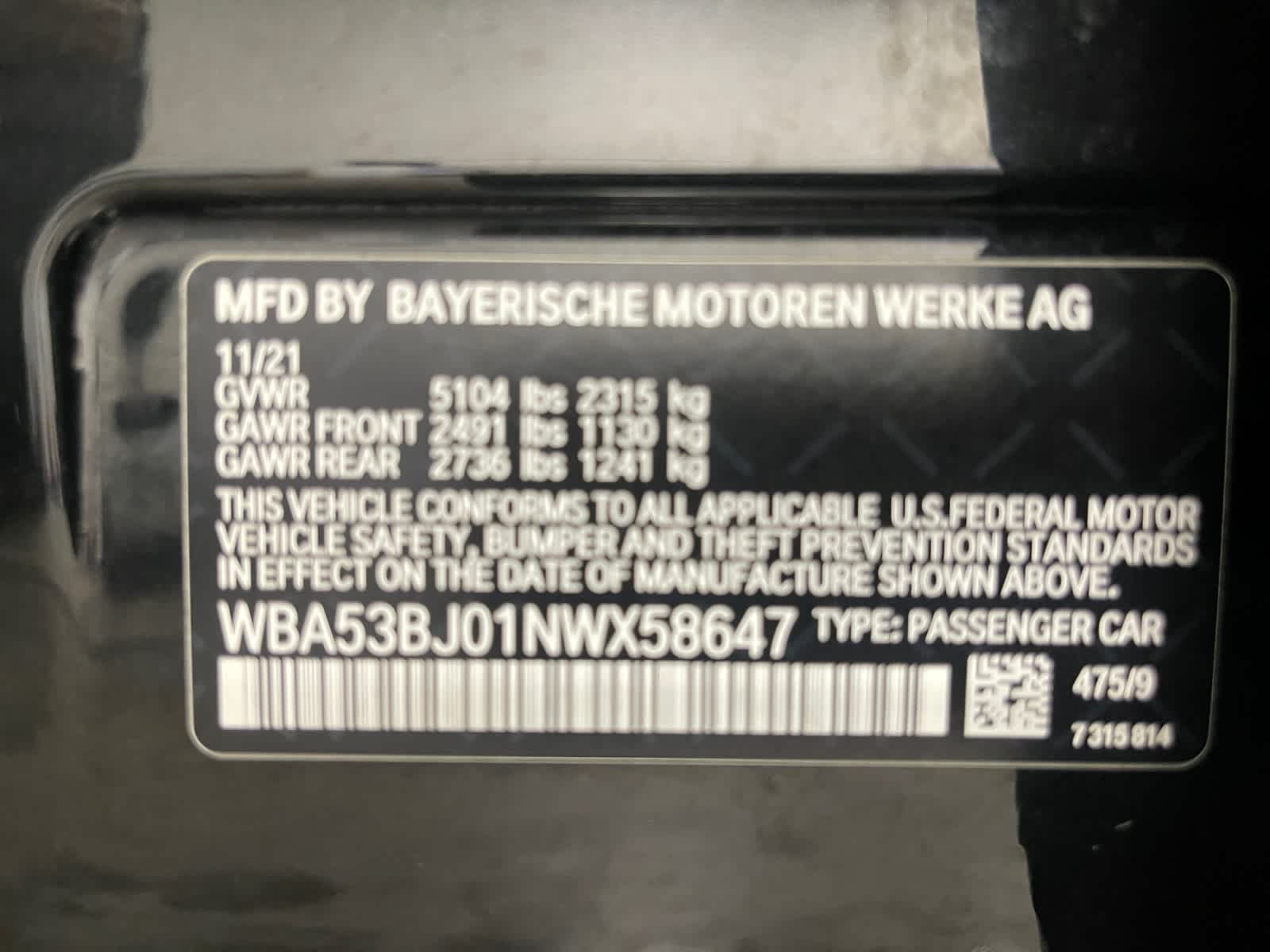 used 2022 BMW 540i car, priced at $40,497