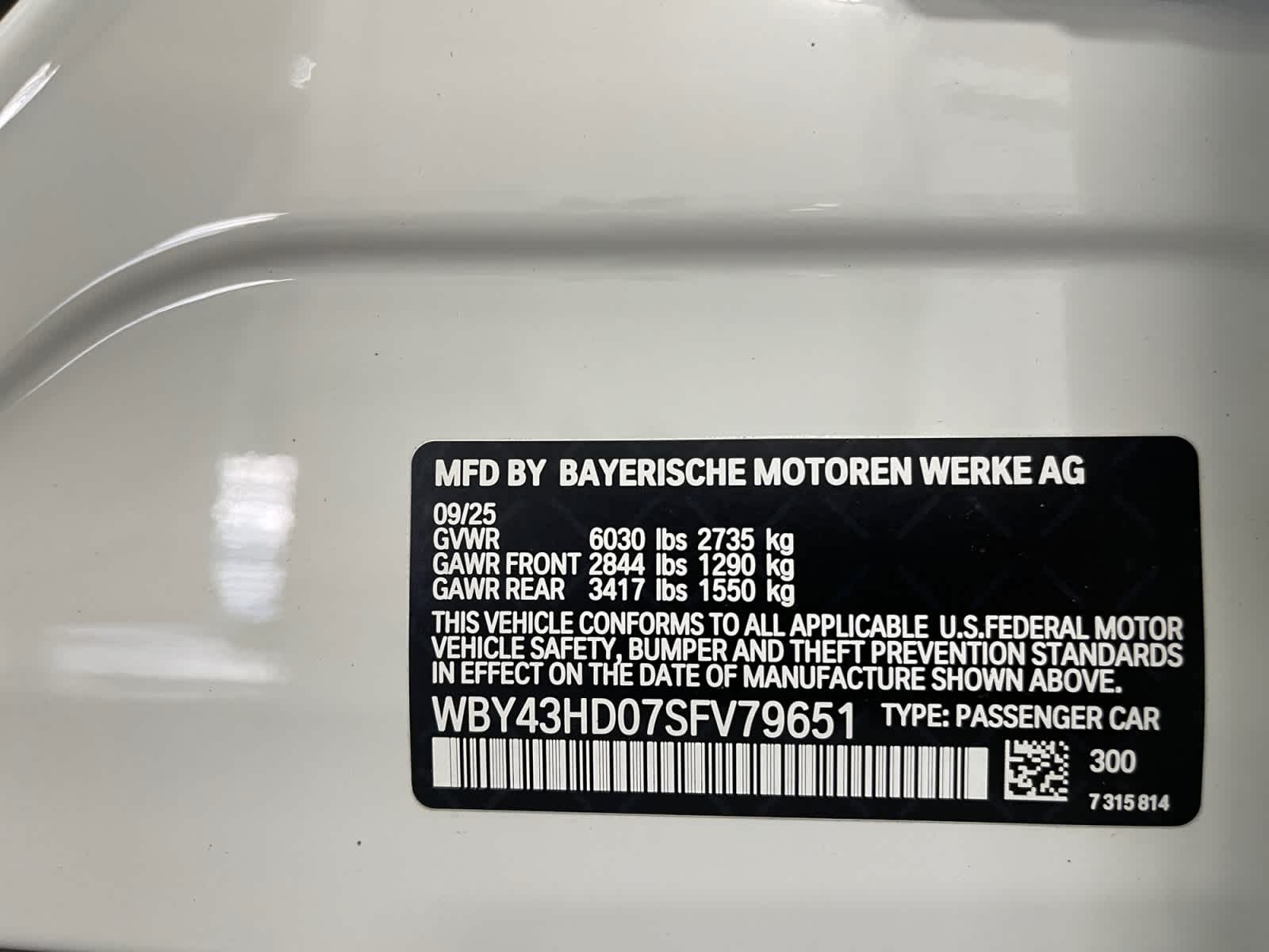 new 2025 BMW i4 car, priced at $67,060