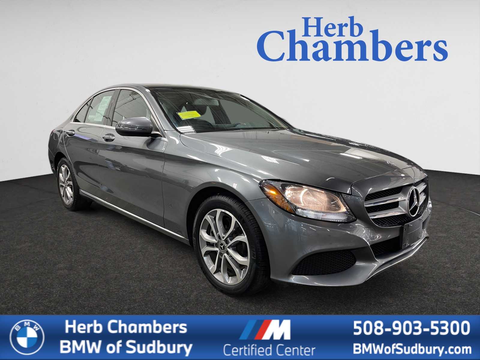 used 2017 Mercedes-Benz C 300 car, priced at $16,497