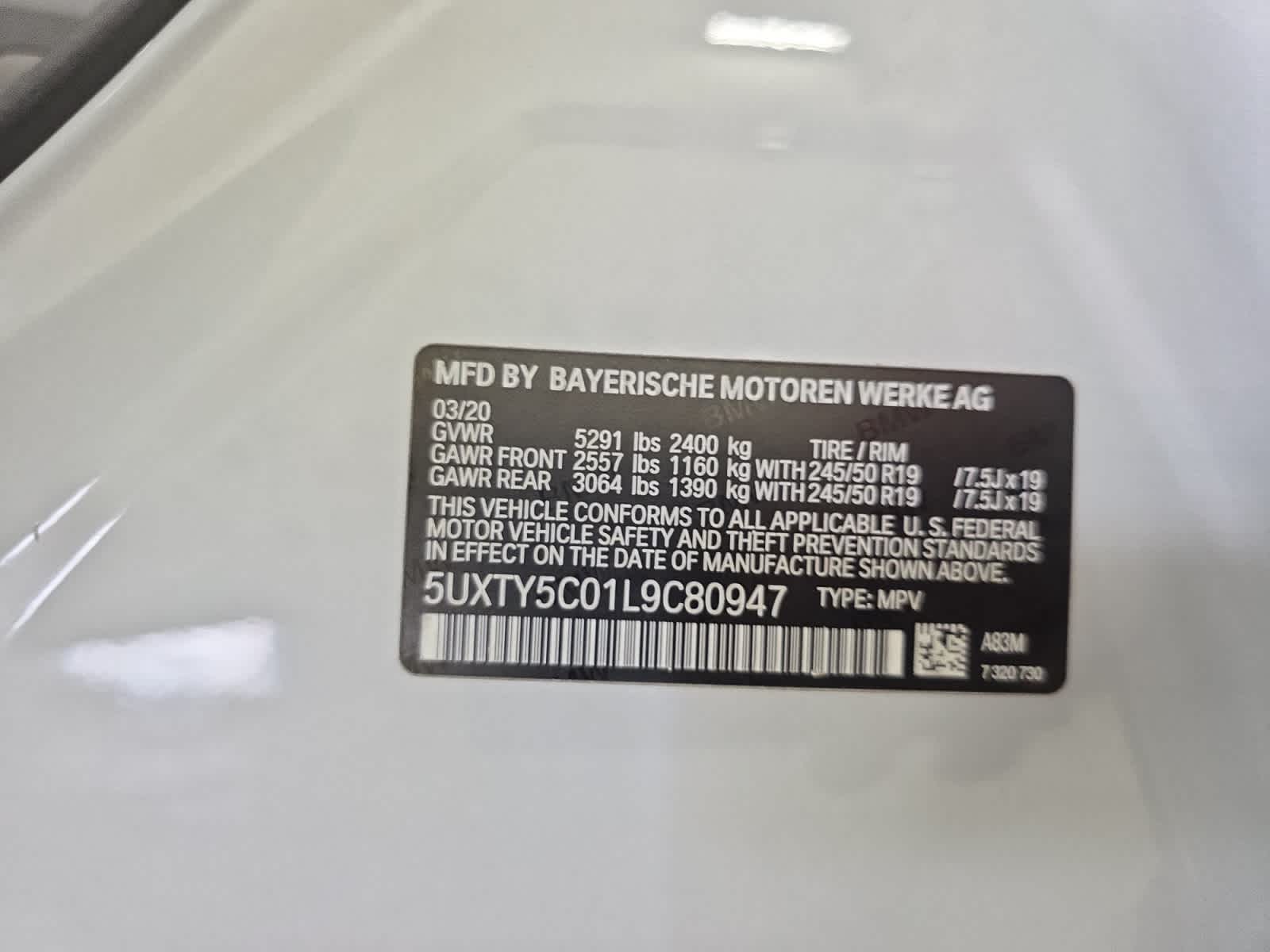 used 2020 BMW X3 car, priced at $27,298