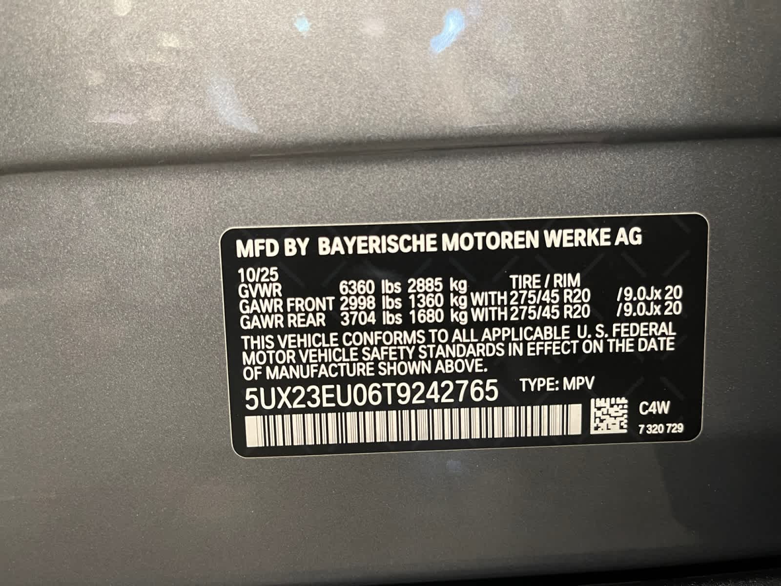 new 2026 BMW X5 car, priced at $76,975