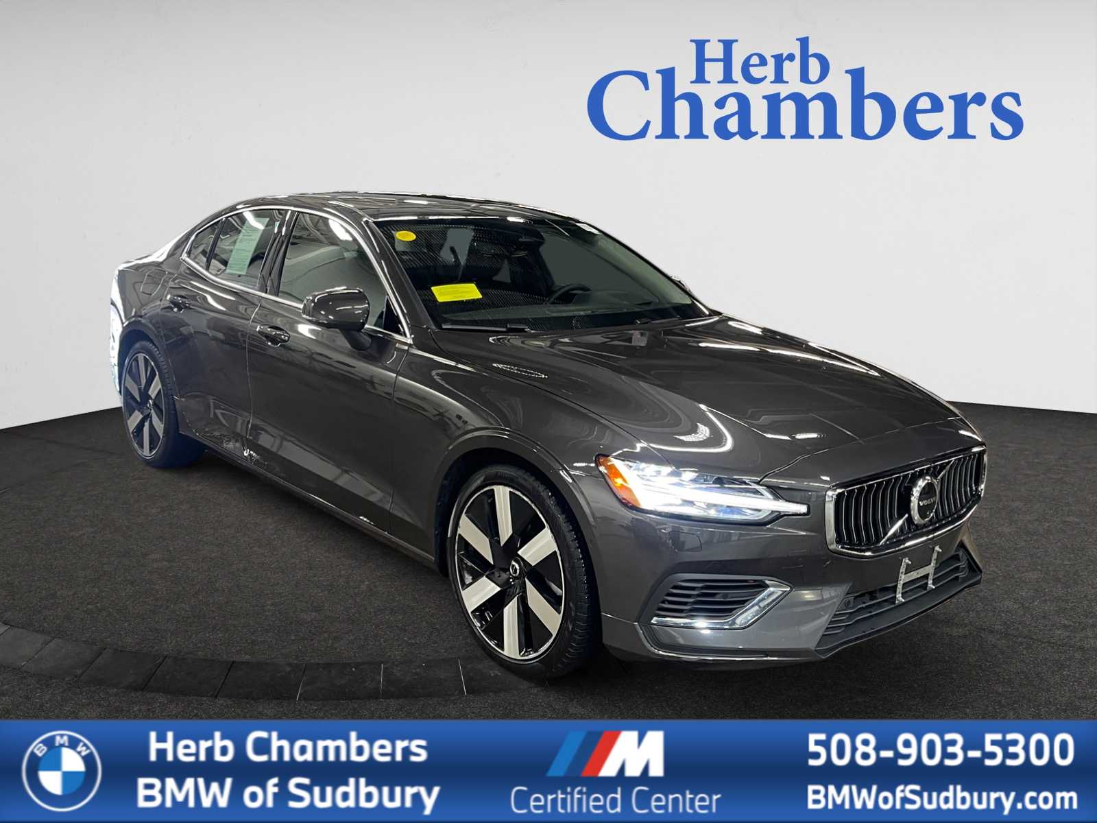 used 2023 Volvo S60 Recharge Plug-In Hybrid car, priced at $38,497