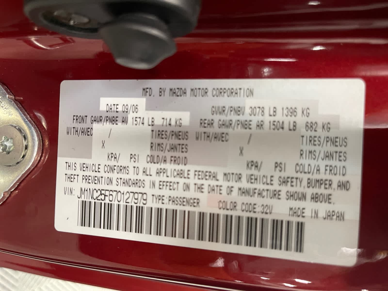 used 2007 Mazda MX-5 car, priced at $14,797