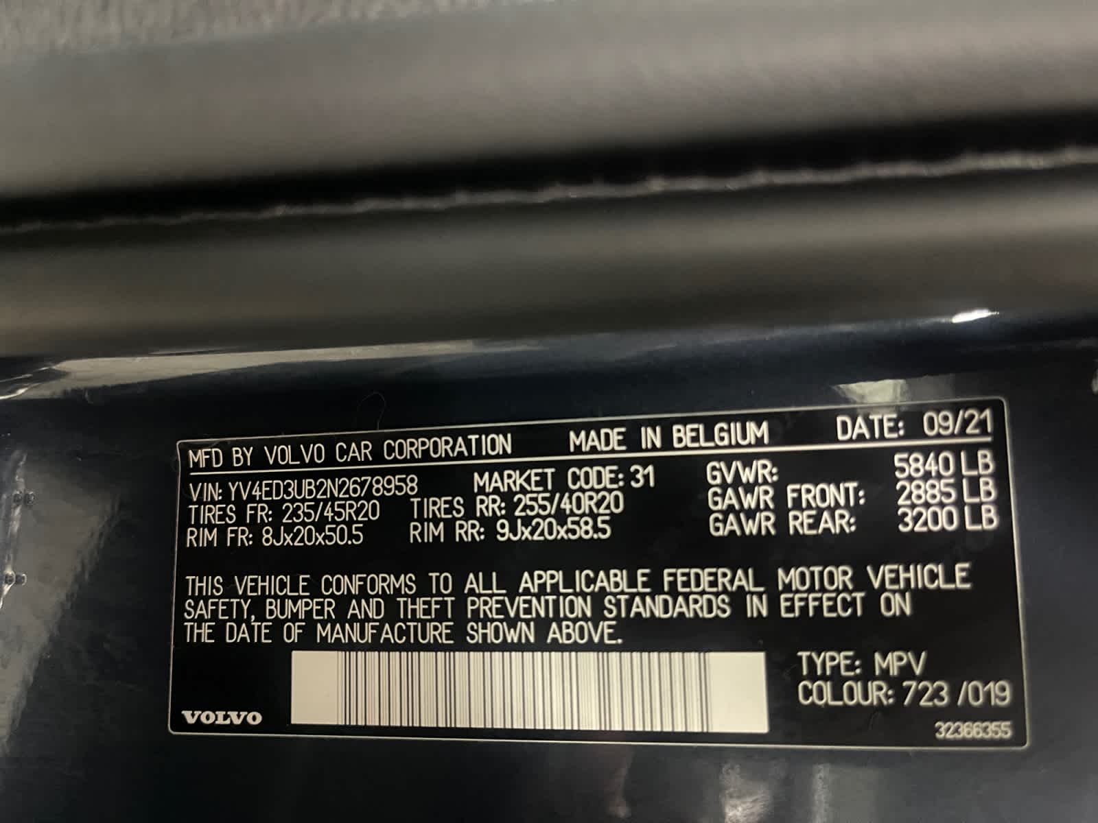 used 2022 Volvo XC40 Recharge Twin Pure Electric car, priced at $26,497