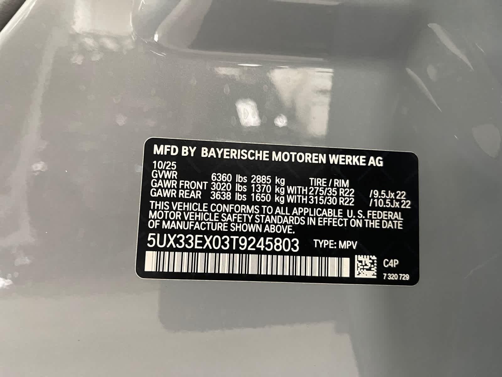 new 2026 BMW X6 car, priced at $89,425