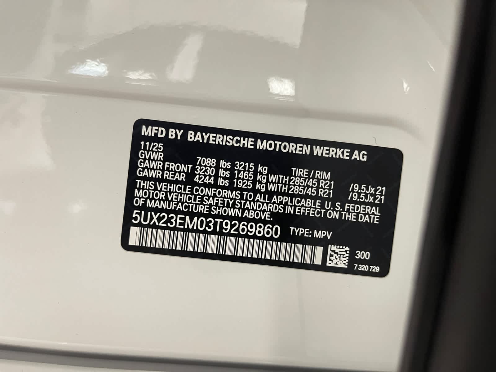 new 2026 BMW X7 car, priced at $94,330