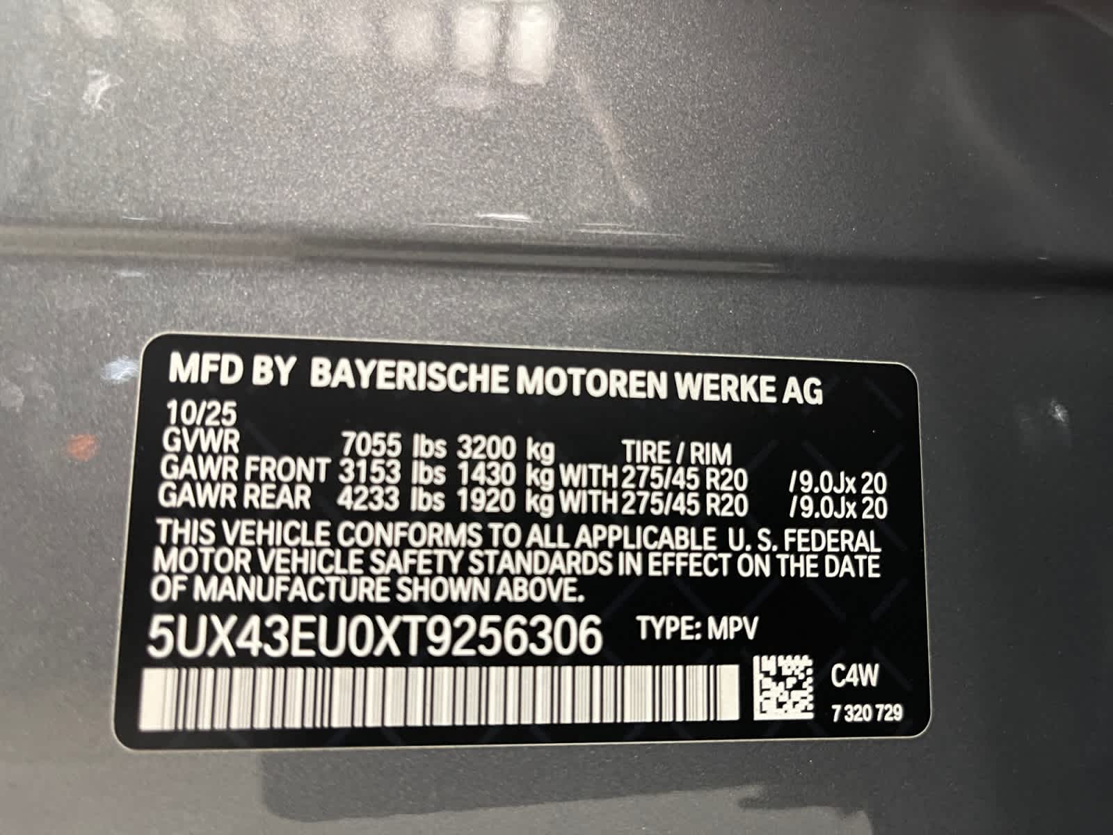 new 2026 BMW X5 PHEV car, priced at $93,425