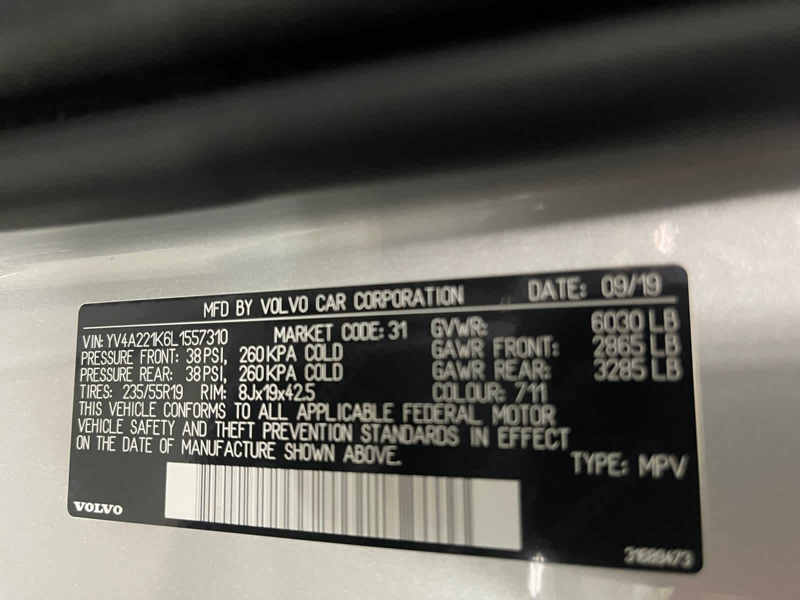 used 2020 Volvo XC90 car, priced at $25,397