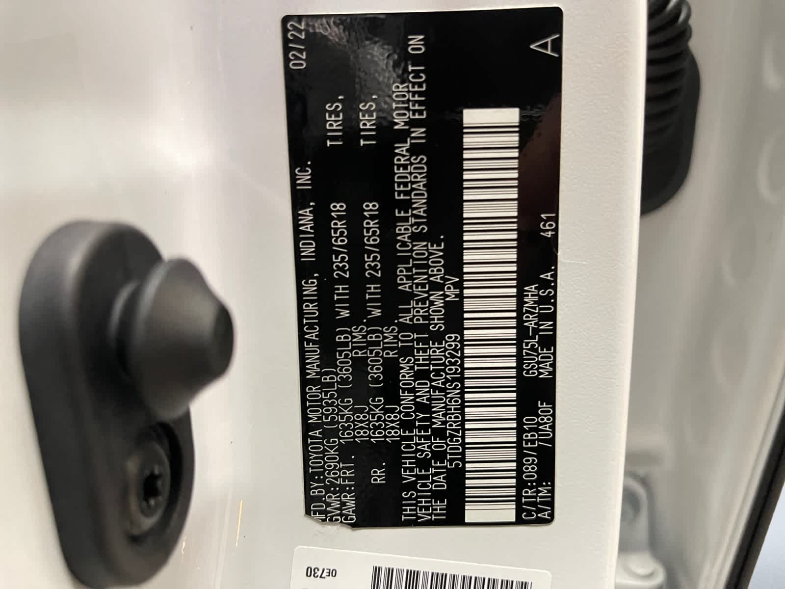 used 2022 Toyota Highlander car, priced at $37,997