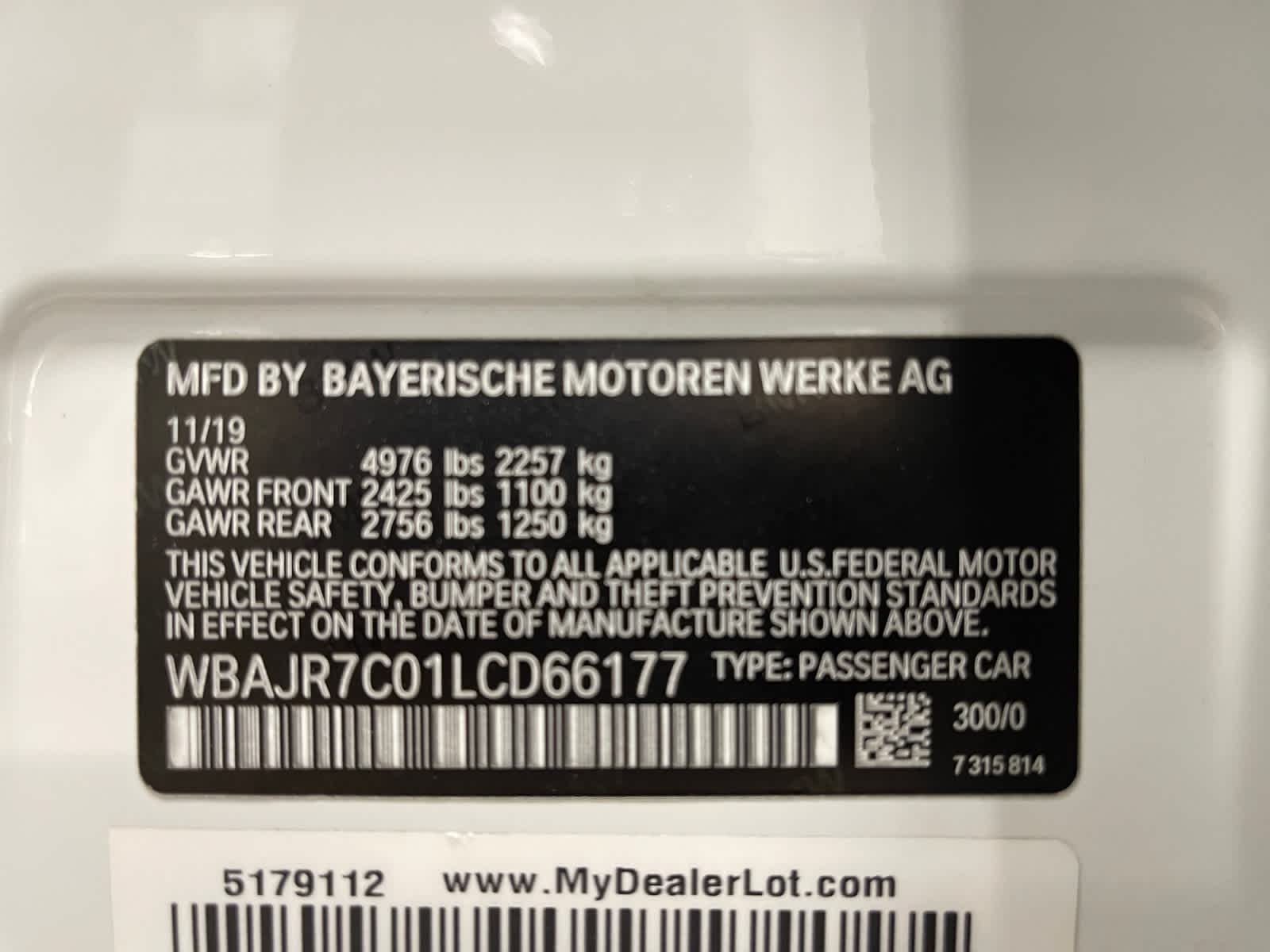 used 2020 BMW 530i car, priced at $26,197