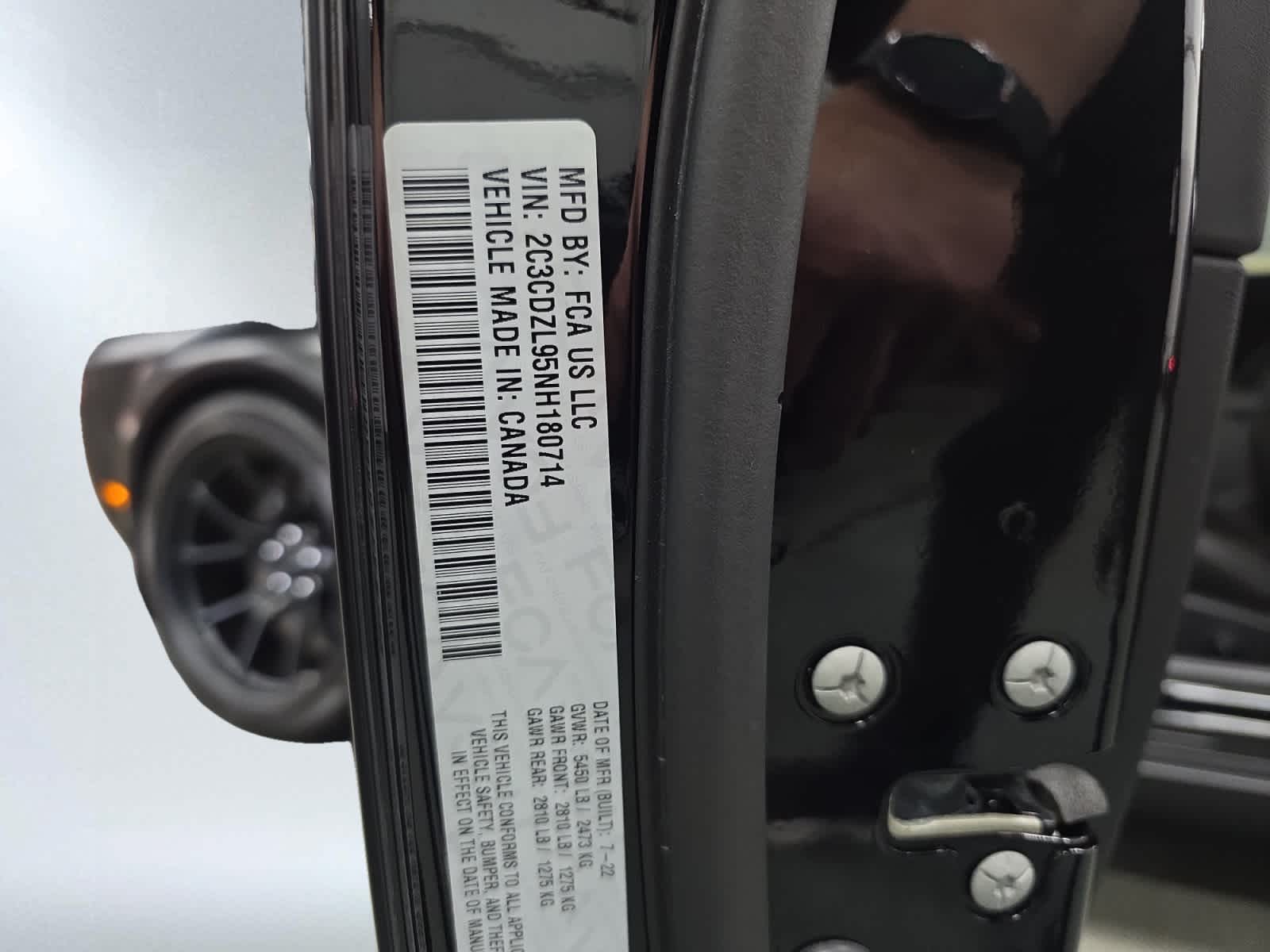 used 2022 Dodge Challenger car, priced at $89,497