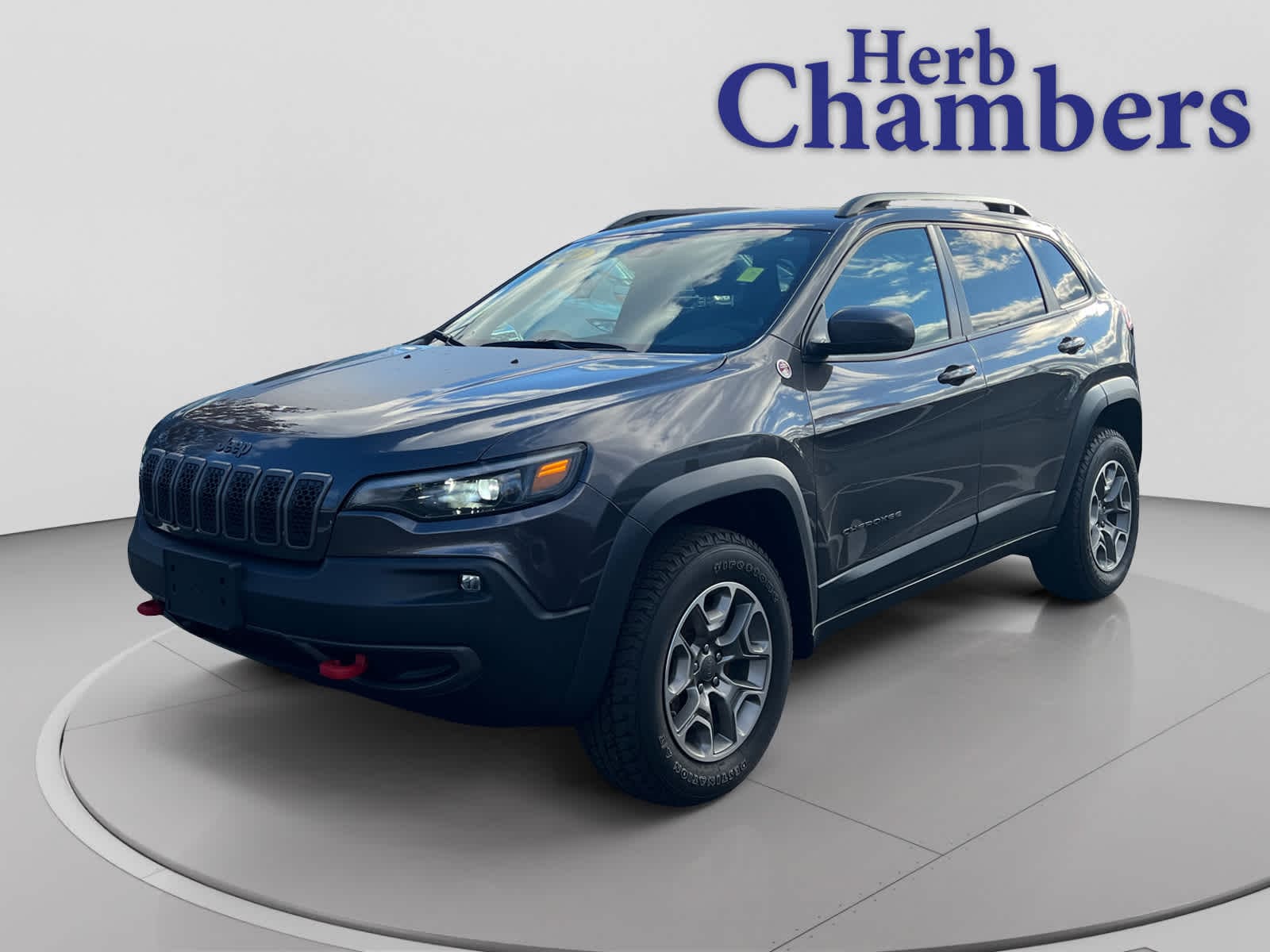 used 2021 Jeep Cherokee car, priced at $25,497