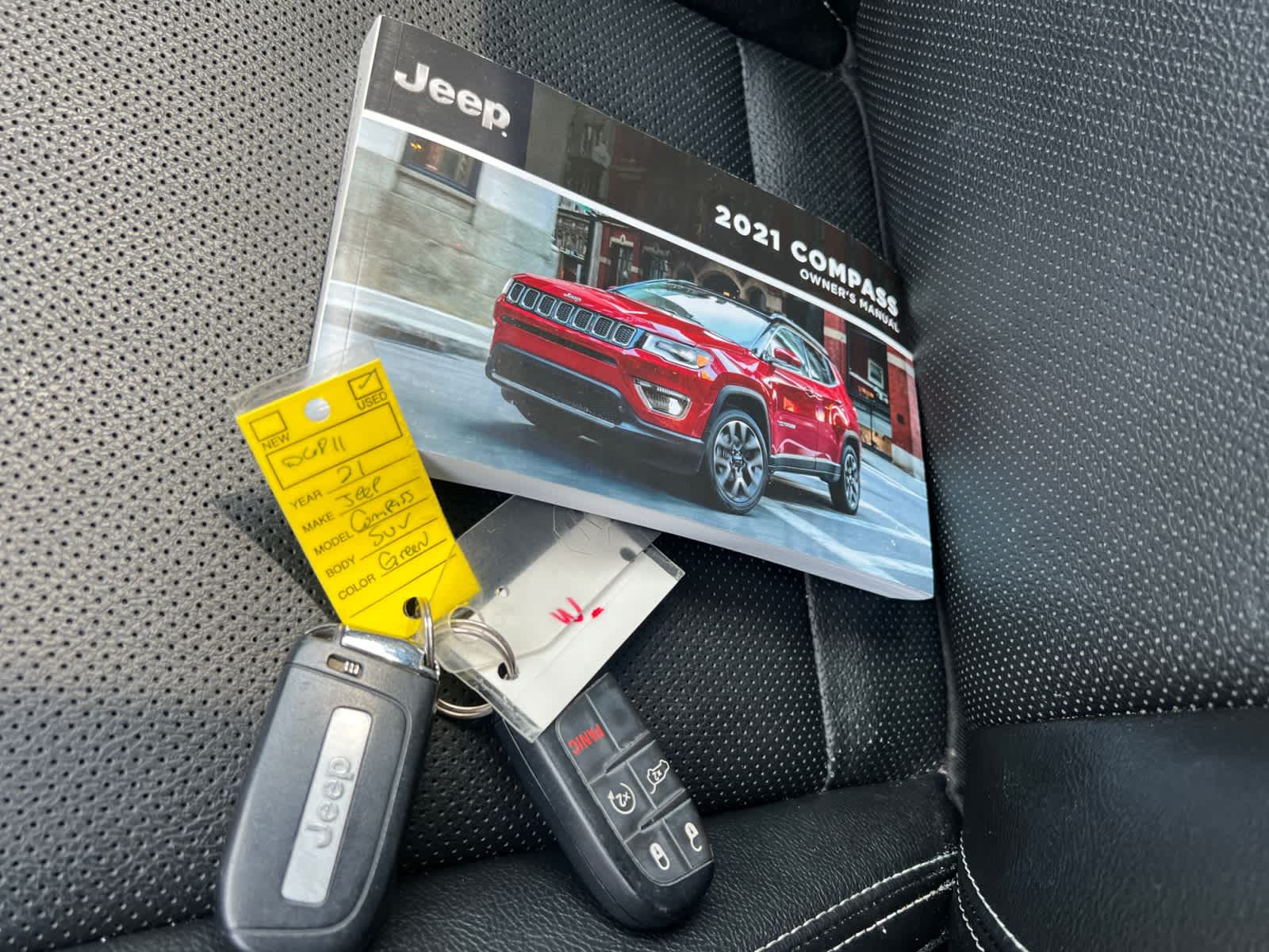 used 2021 Jeep Compass car, priced at $21,998