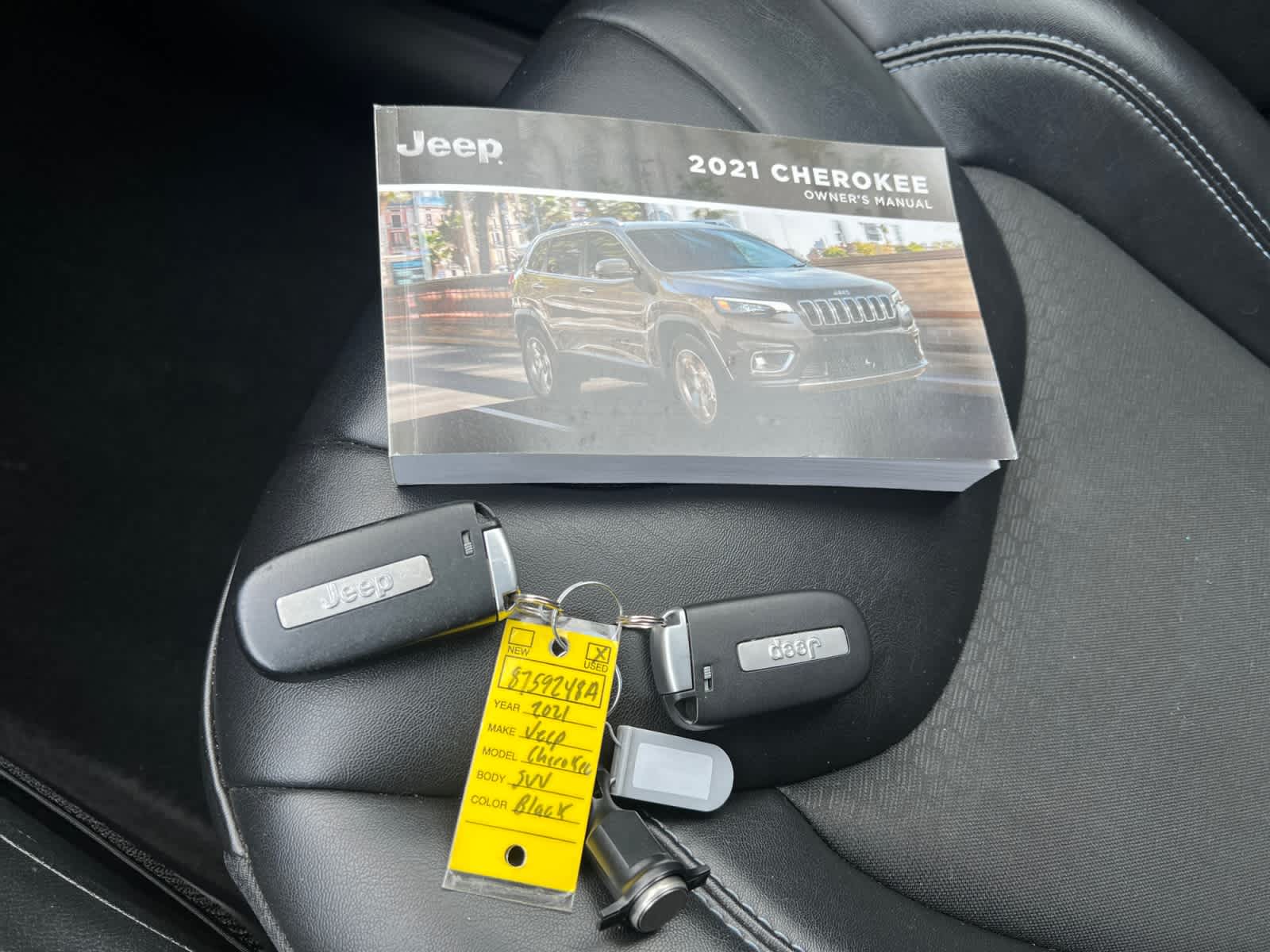 used 2021 Jeep Cherokee car, priced at $20,497