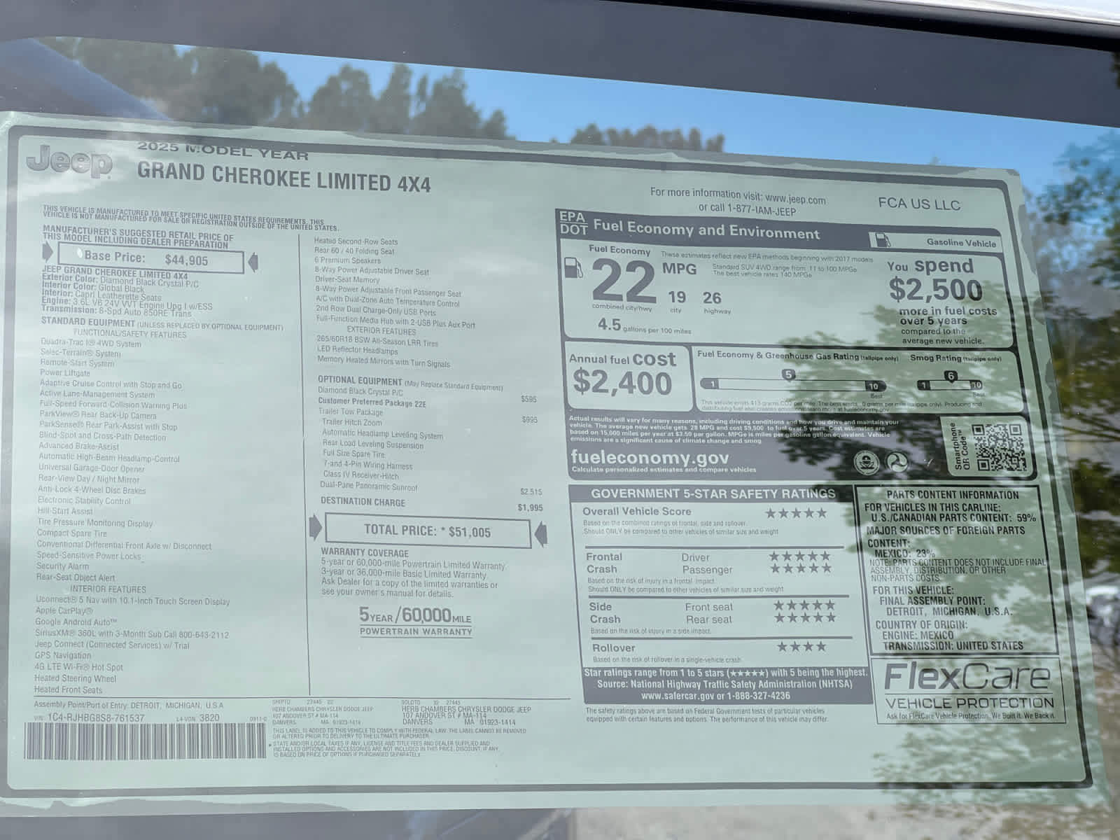 new 2025 Jeep Grand Cherokee car, priced at $46,905