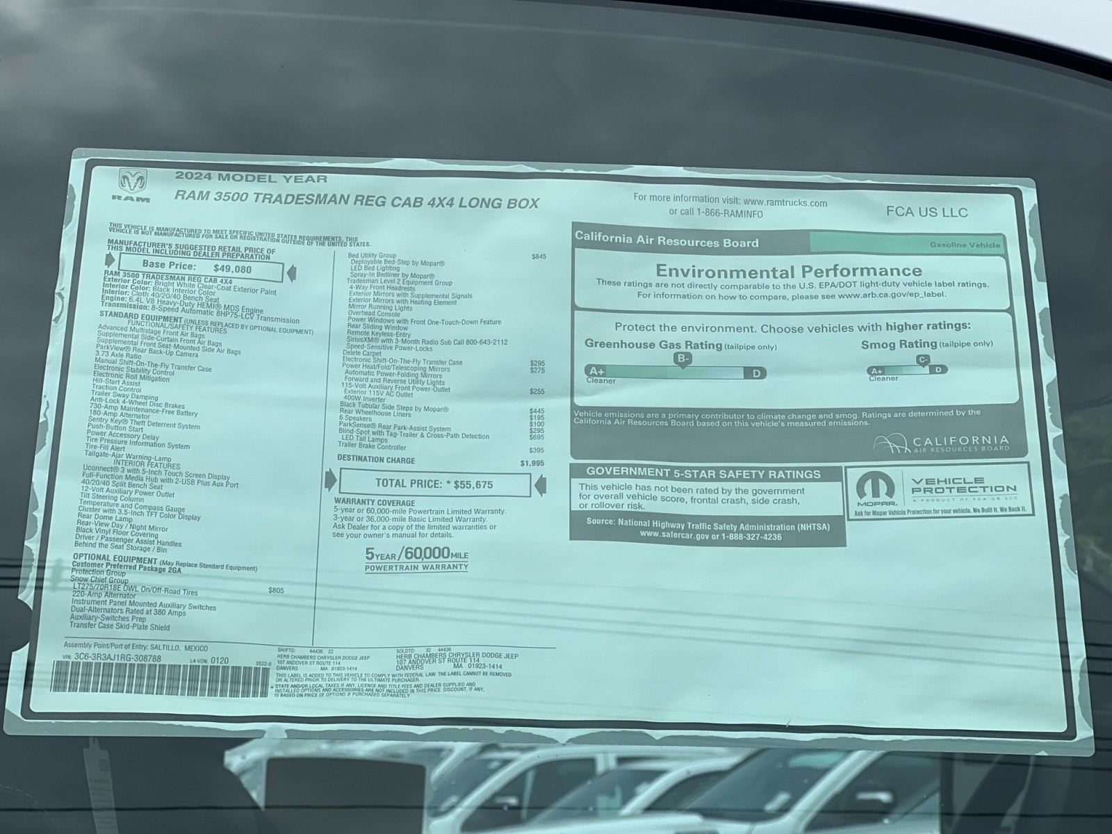 used 2024 Ram 3500 car, priced at $48,675