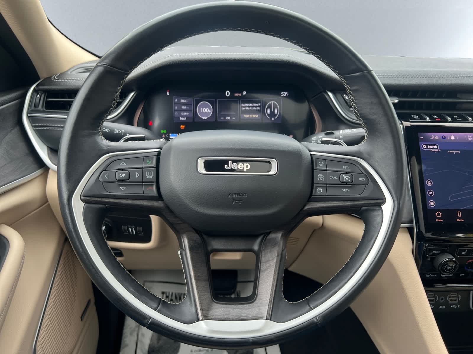 used 2021 Jeep Grand Cherokee L car, priced at $30,197